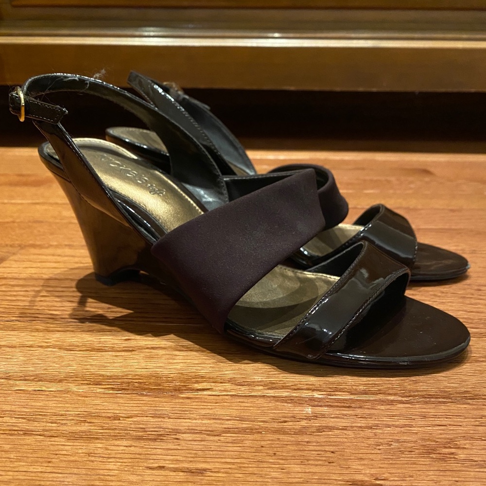 Brown Wedge Sandals